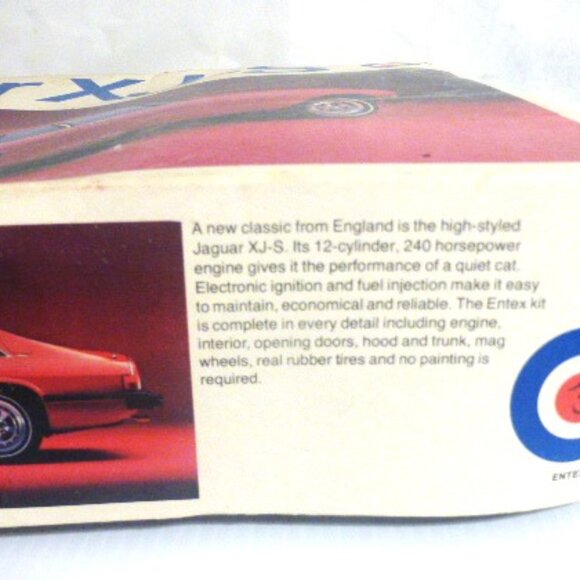 RARE Entex Jaguar XJ-S 1/16 Scale Model Kit Japan Precision Detail Diecast Model - Picture 4 of 16
